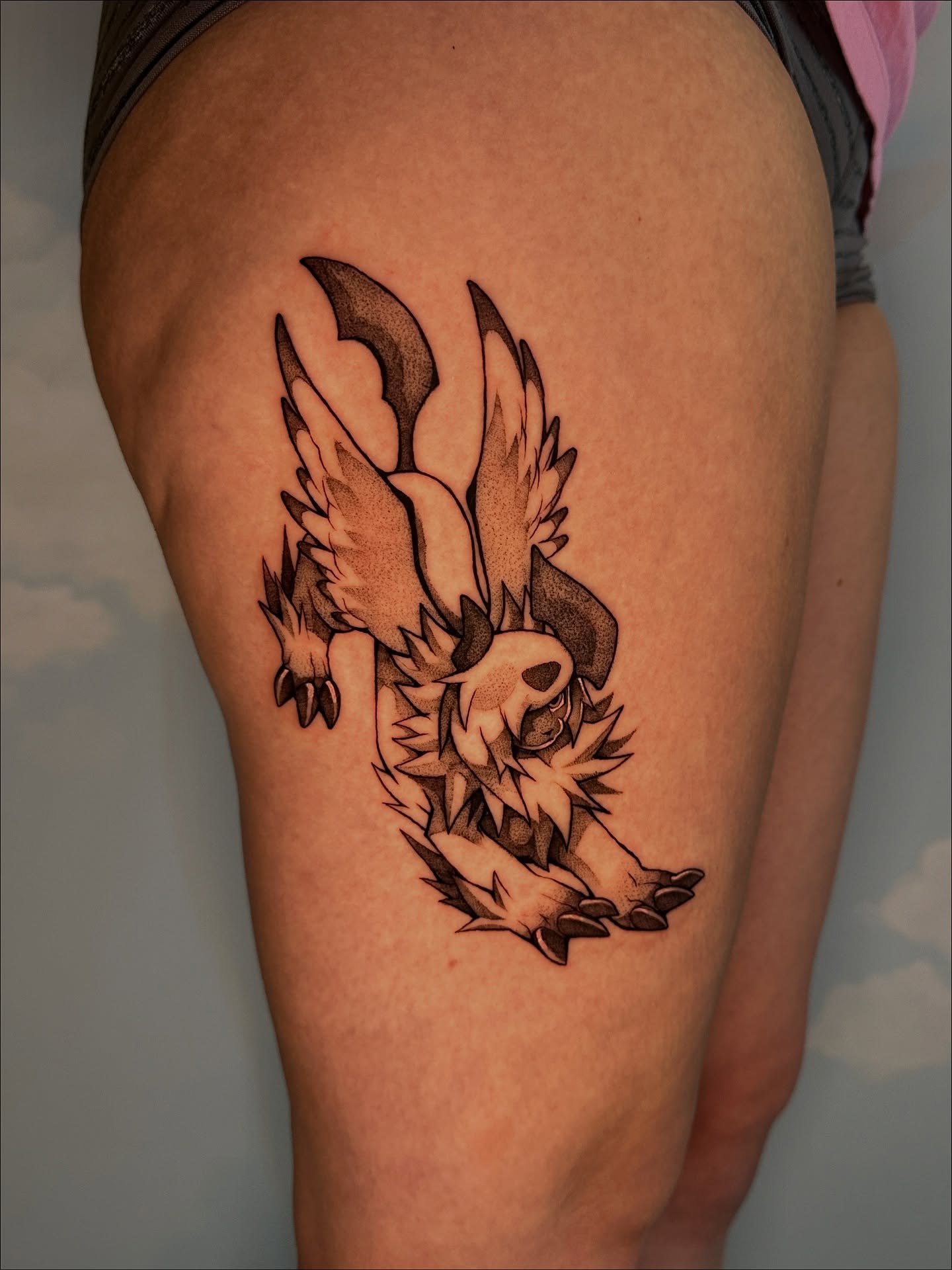 Tattoo by @deggy_tattoo — black_and_grey