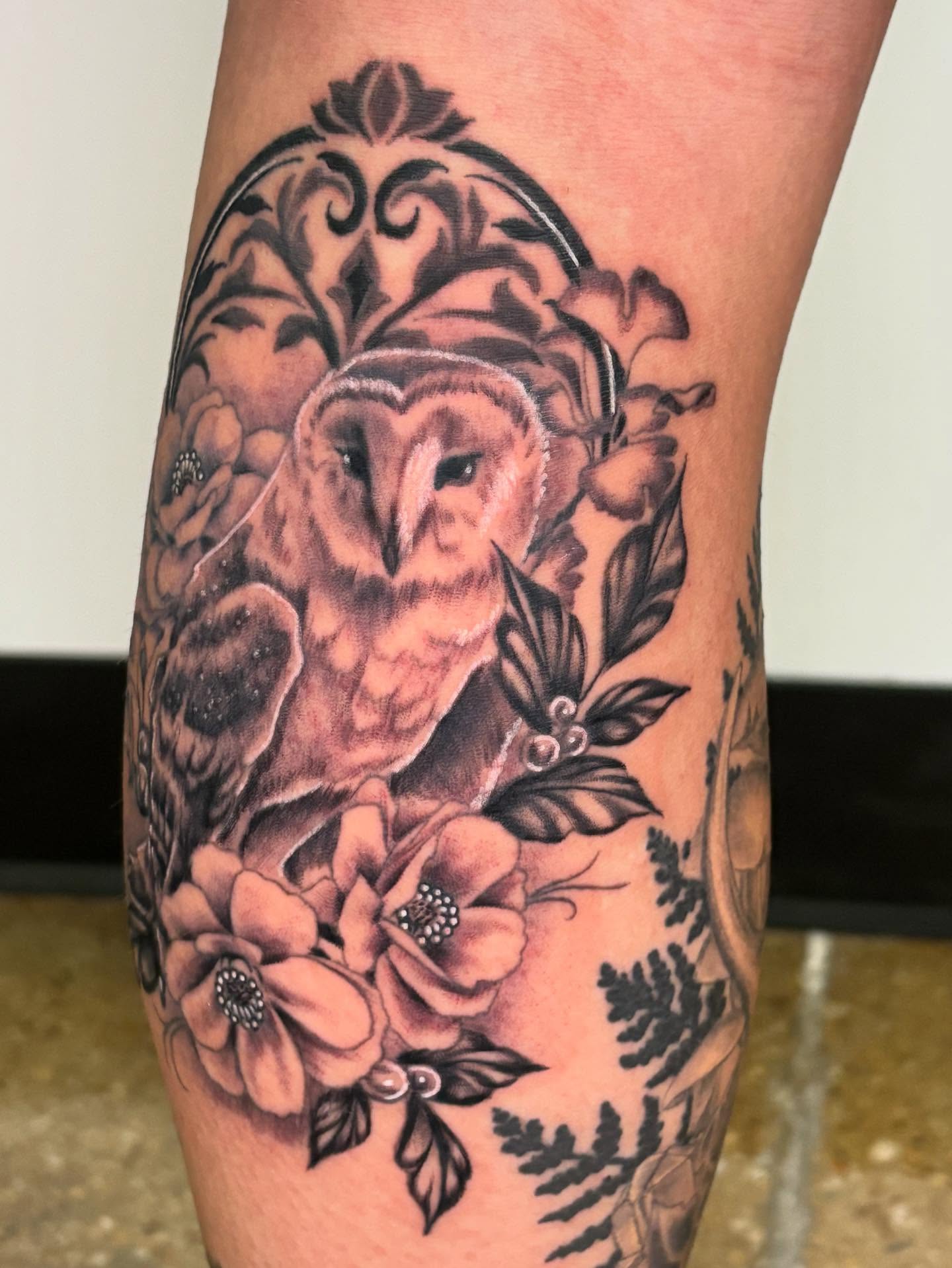 Tattoo by @hbones_artistry — black_and_grey, realism
