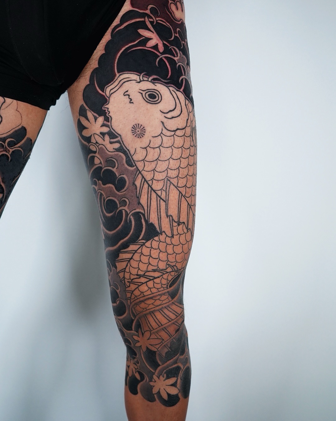 Tattoo by @hongdo_oriental — american_traditional, japanese_irezumi