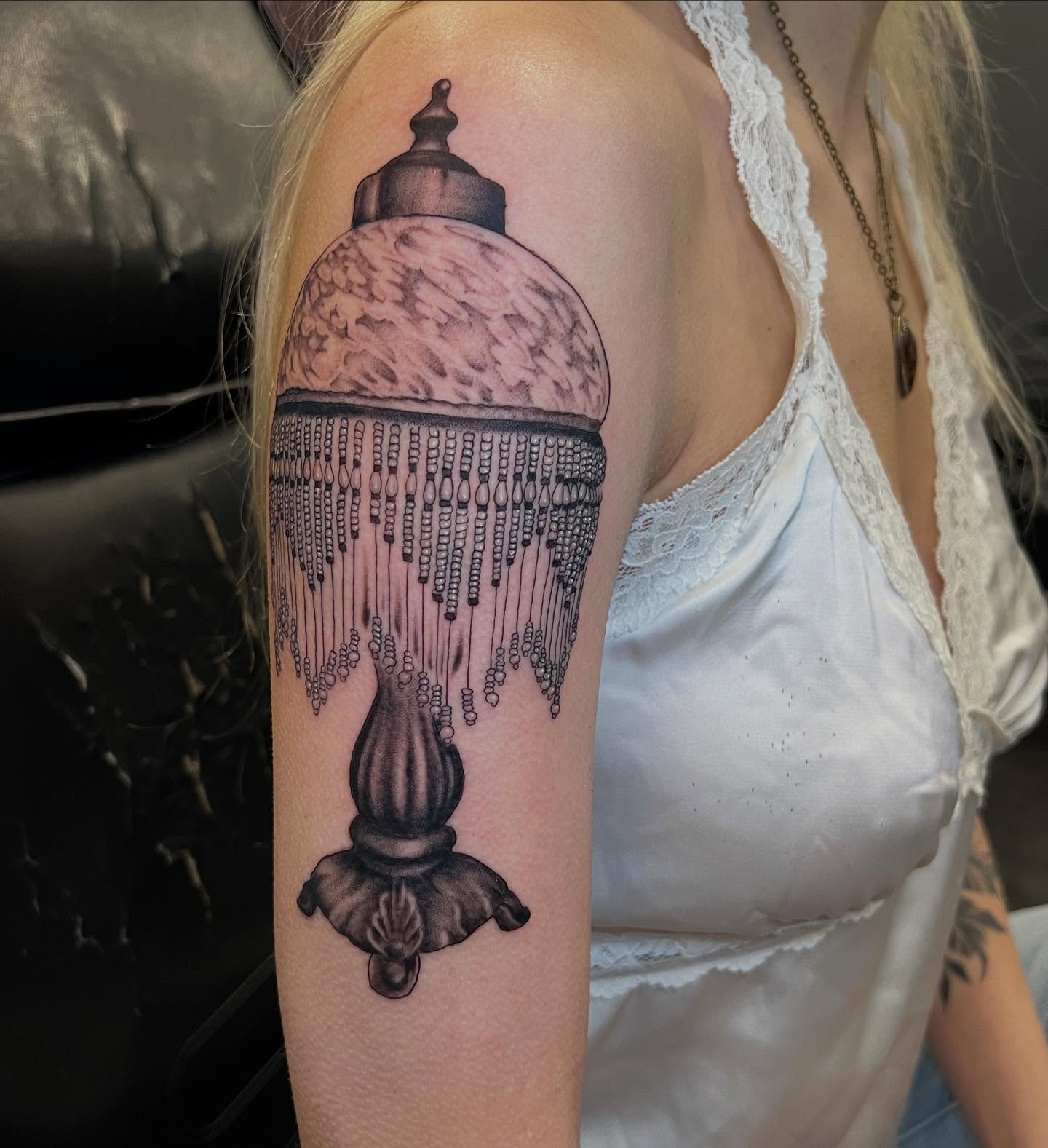 Tattoo by @lyndsink — dotwork, realism