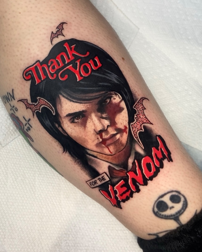 Thank You for the Venom realism tattoo on the forearm by ππππππ