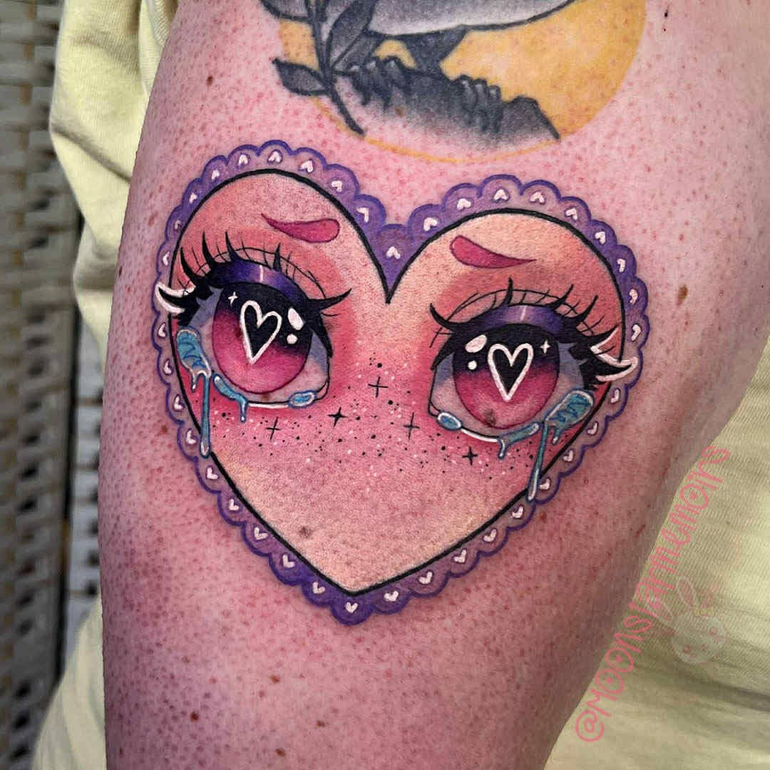 Tattoo by @moonstarmemoirs โ new_school, illustrative
