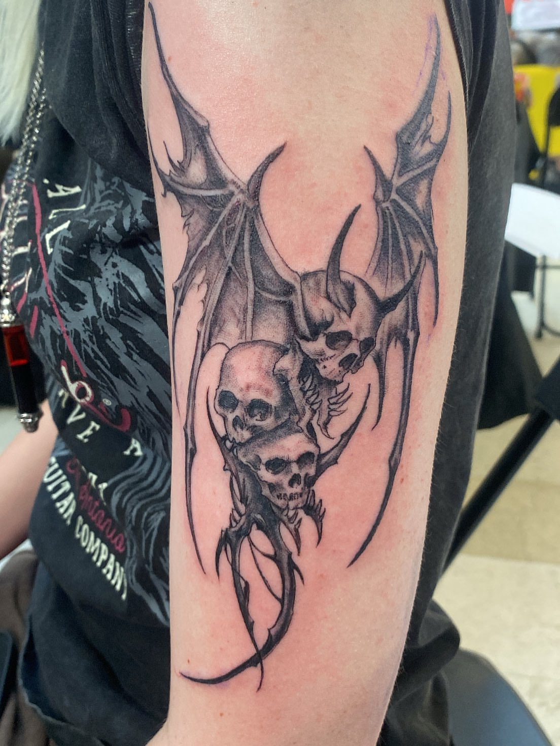 Tattoo by @puppet_ink_bx — black_and_grey, dark_realism