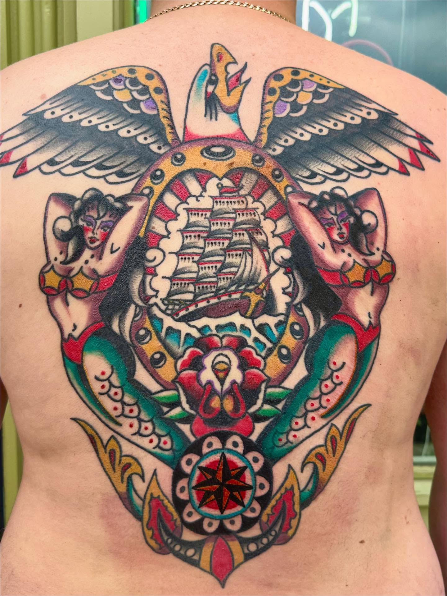 Tattoo by @hotdonnatattoos — american_traditional
