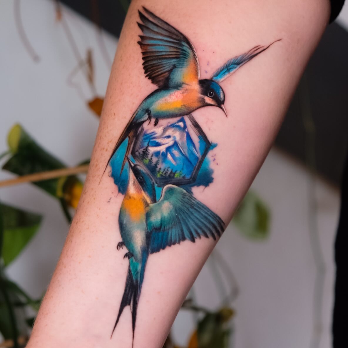 Tattoo by @senaasogutlu — realism, watercolor