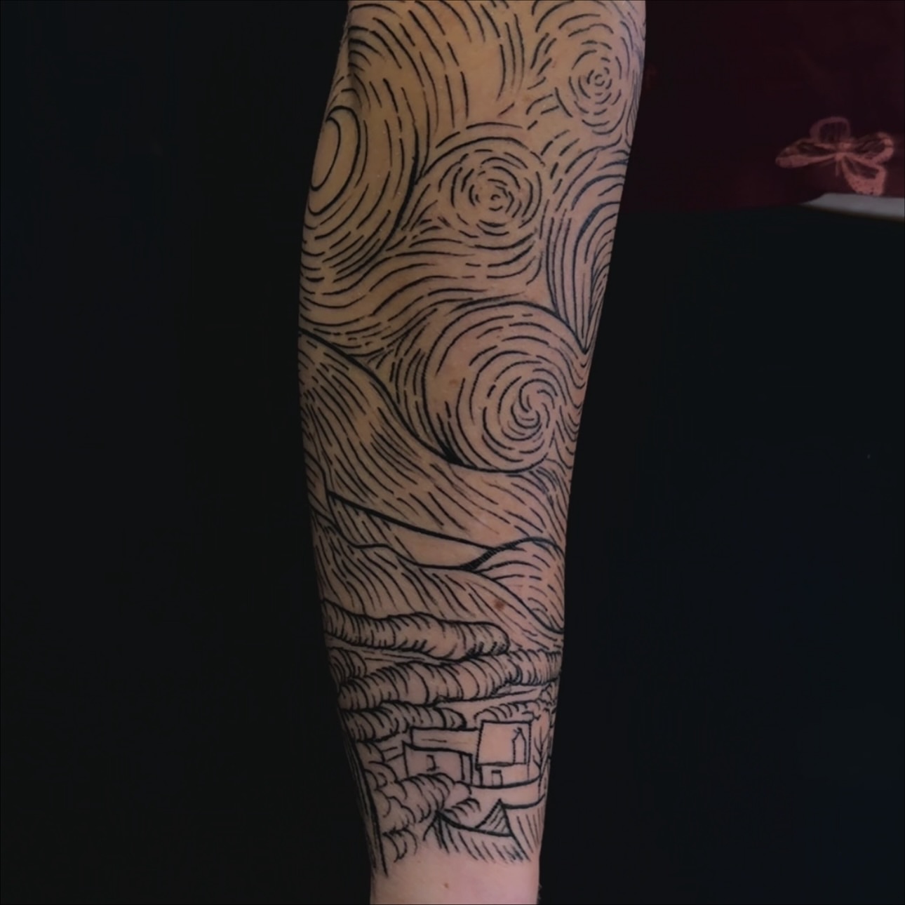 Tattoo by @huestatts — black_and_grey