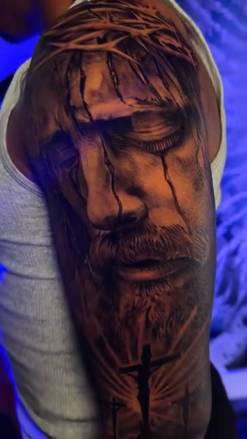 Tattoo by @augiestakes — realism, black_and_grey