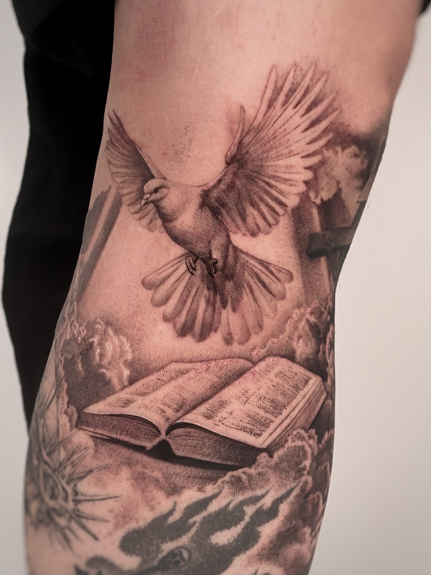 Tattoo by @august_tattooer — realism, black_and_grey