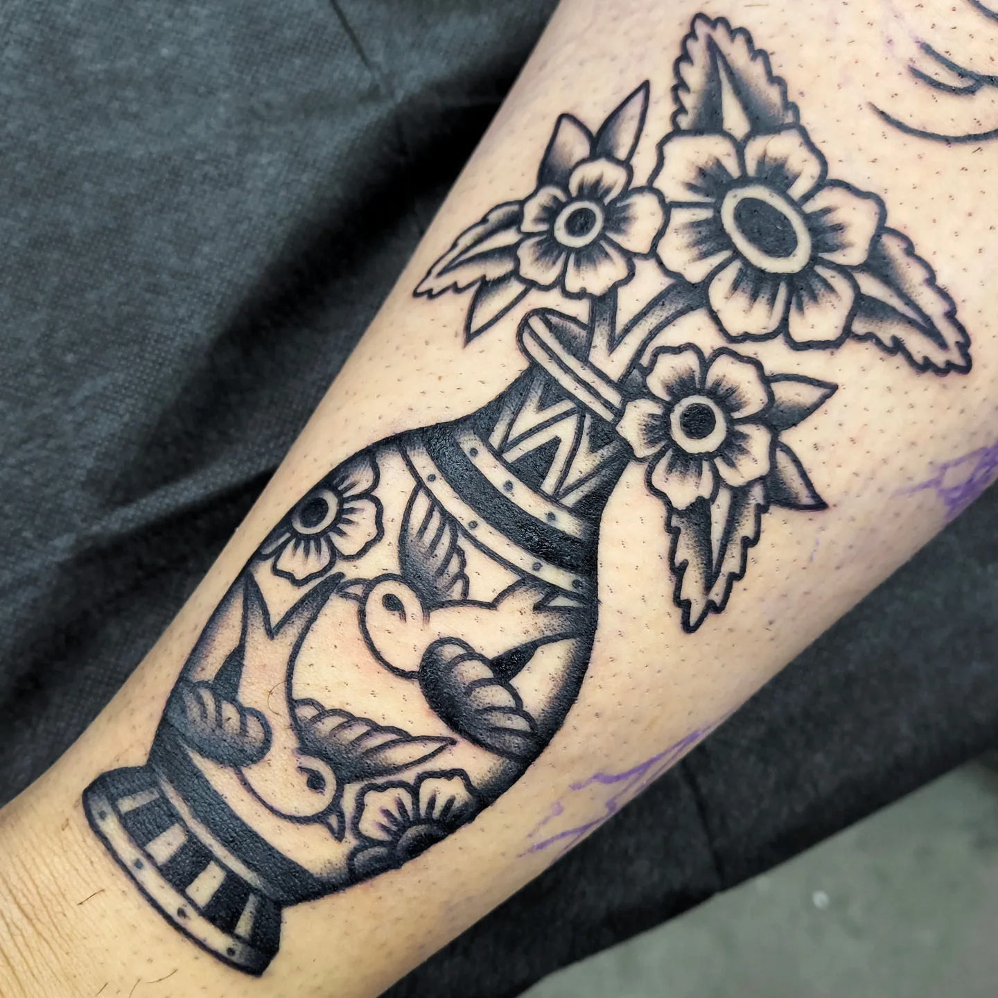 Tattoo by @pain_inks — black_and_grey