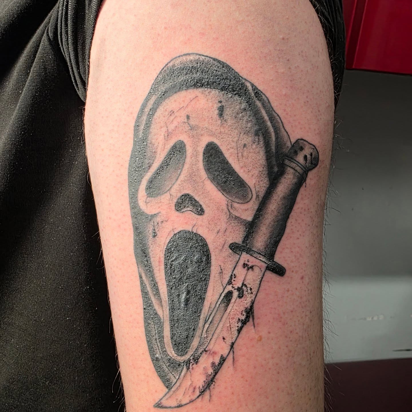 Tattoo by @tattoos_by_brad — black_and_grey, realism