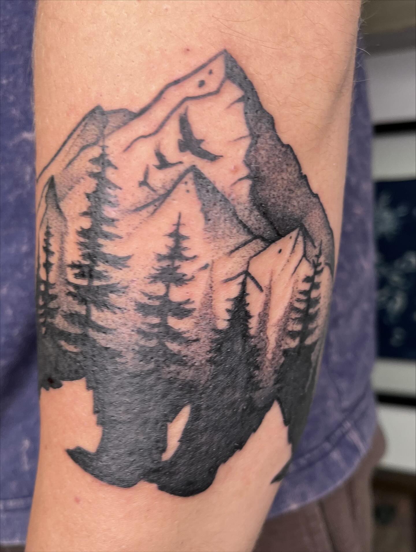 Tattoo by @maggieatattoo — black_and_grey