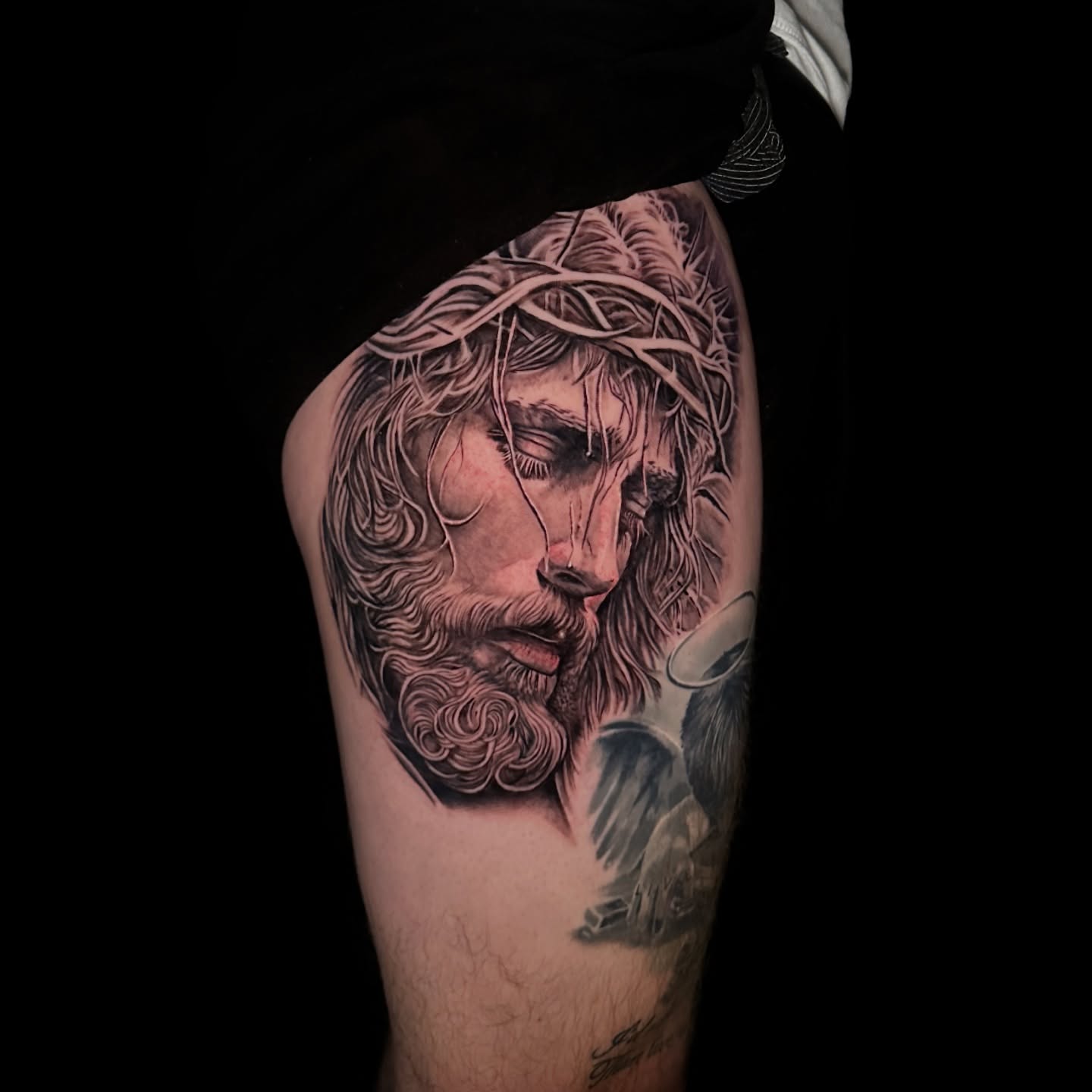 Tattoo by @330tattooist — realism, black_and_grey