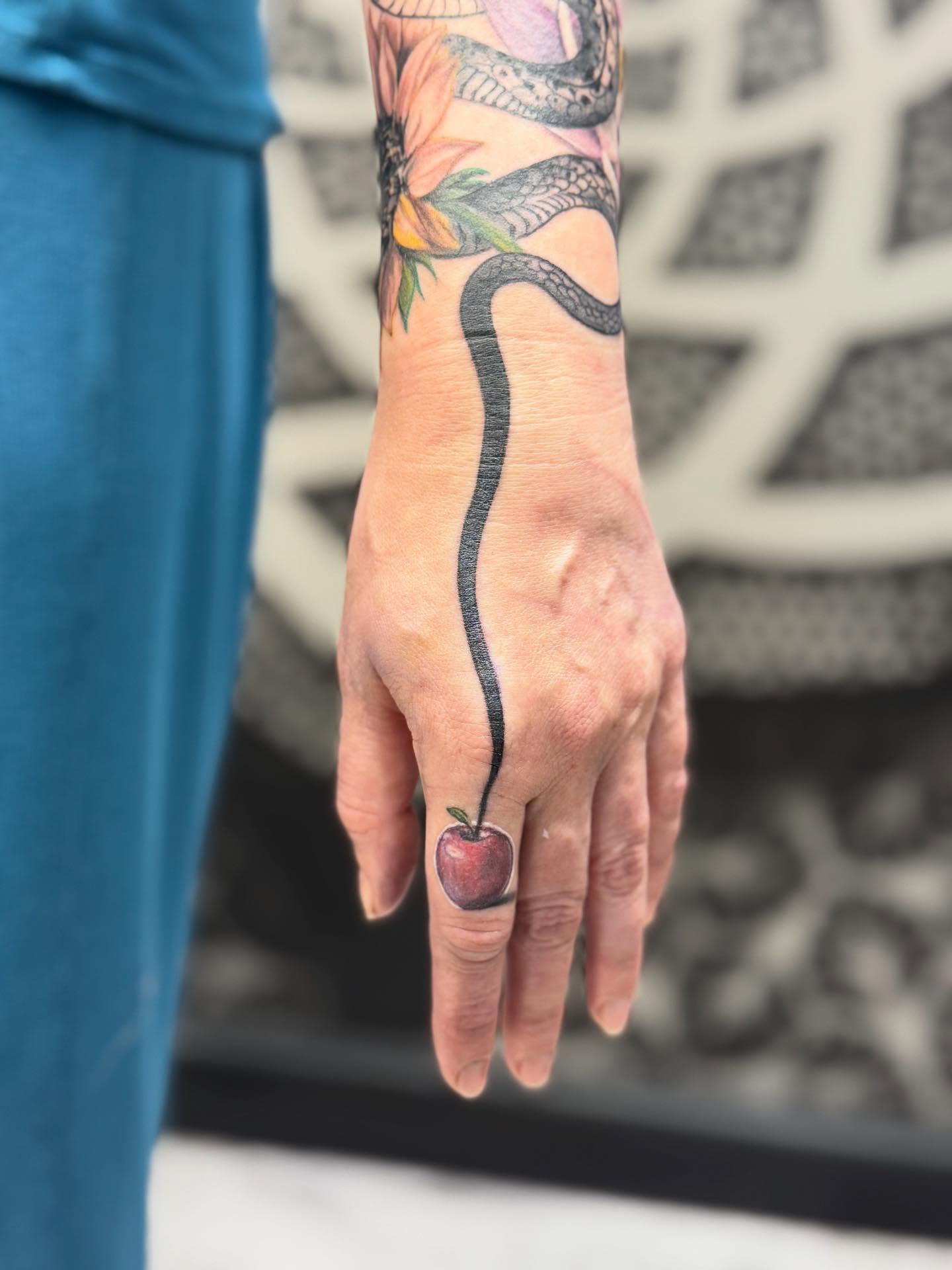 Tattoo by @inked_alex — realism, dotwork