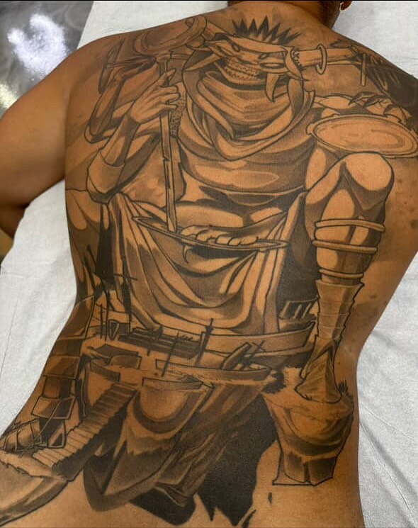 Tattoo by @randy_templin_ — black_and_grey, realism