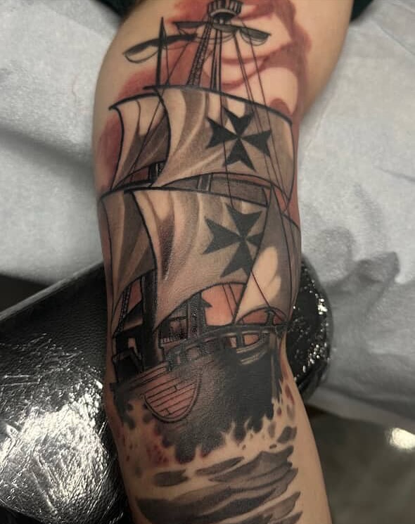 Tattoo by @randy_templin_ — black_and_grey, realism
