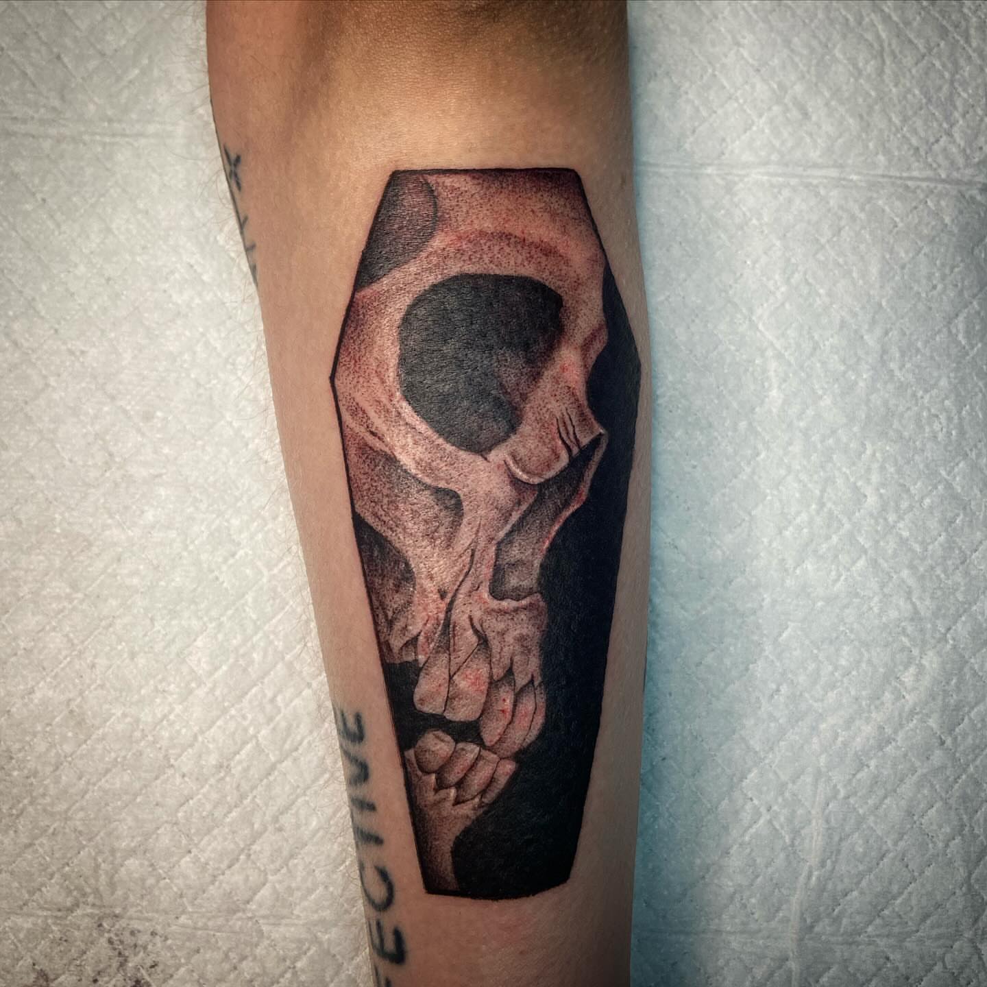 Tattoo by @khriss0301 — realism, dotwork