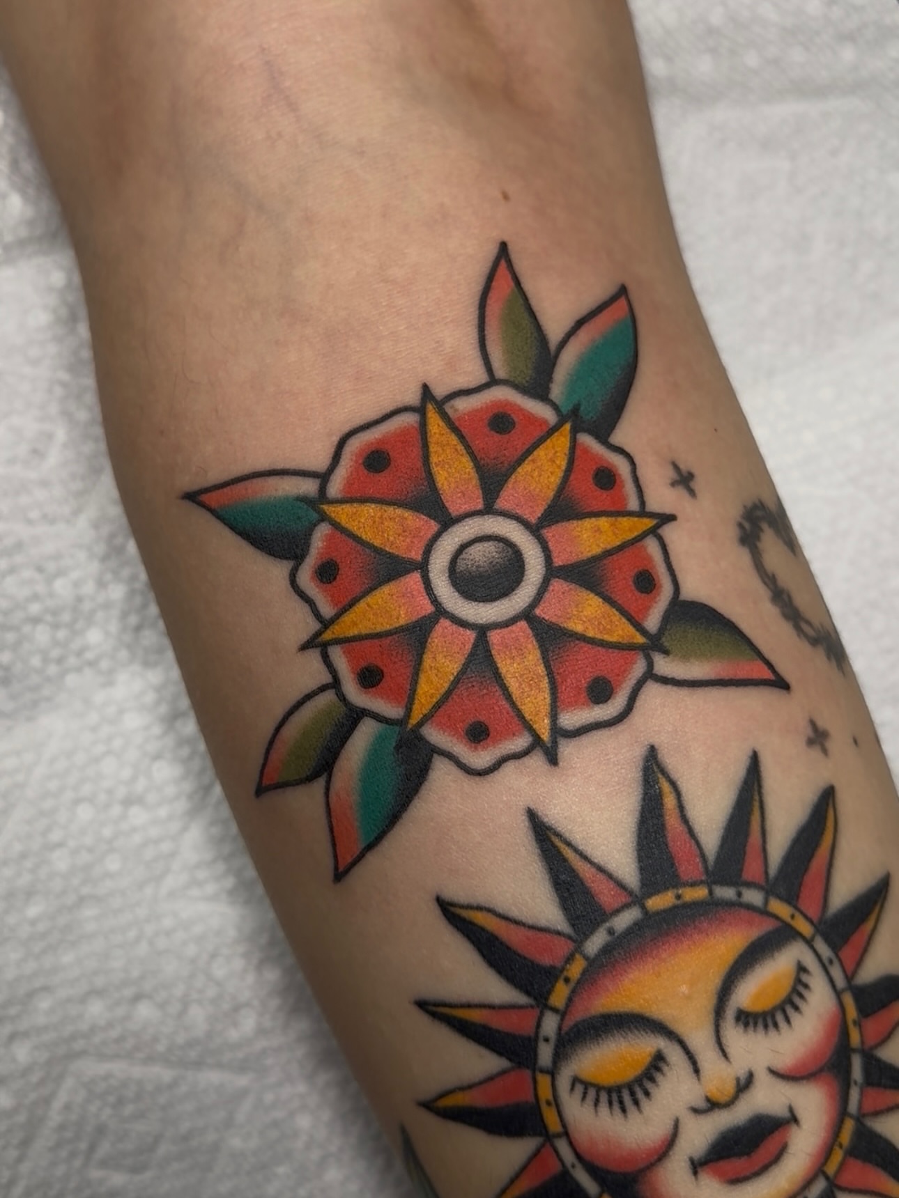 Tattoo by @lafacetattoos — american_traditional, neo_traditional