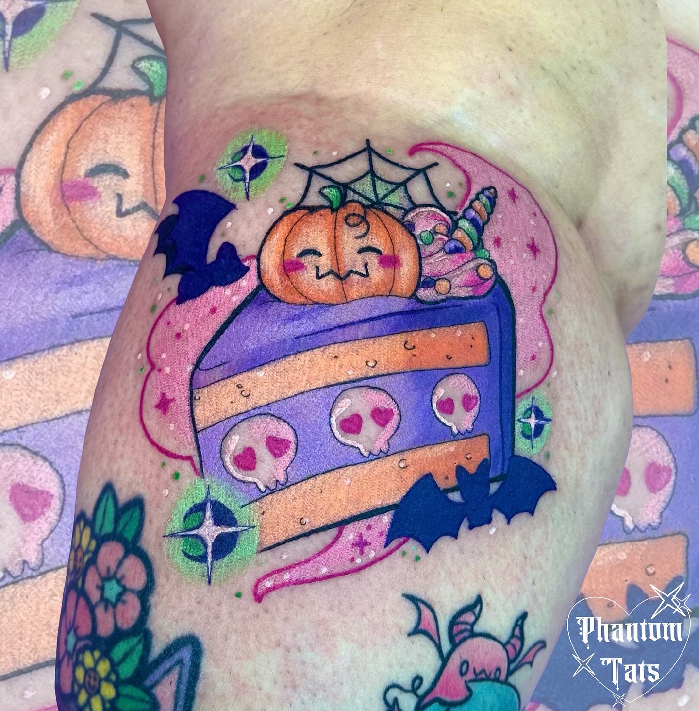 Tattoo by @phantom.tats — new_school, watercolor