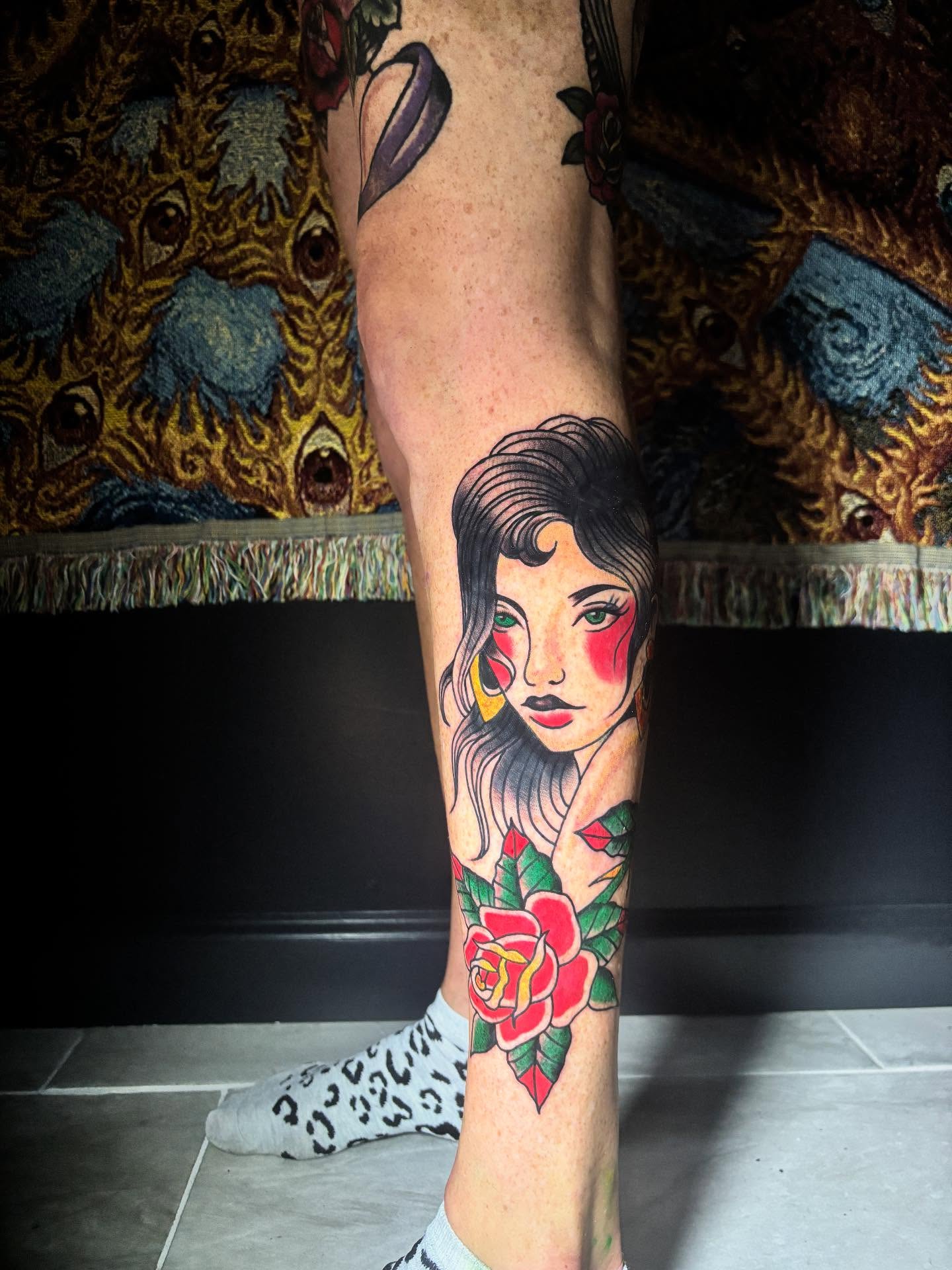 Tattoo by @sheeran_2 — american_traditional, realism