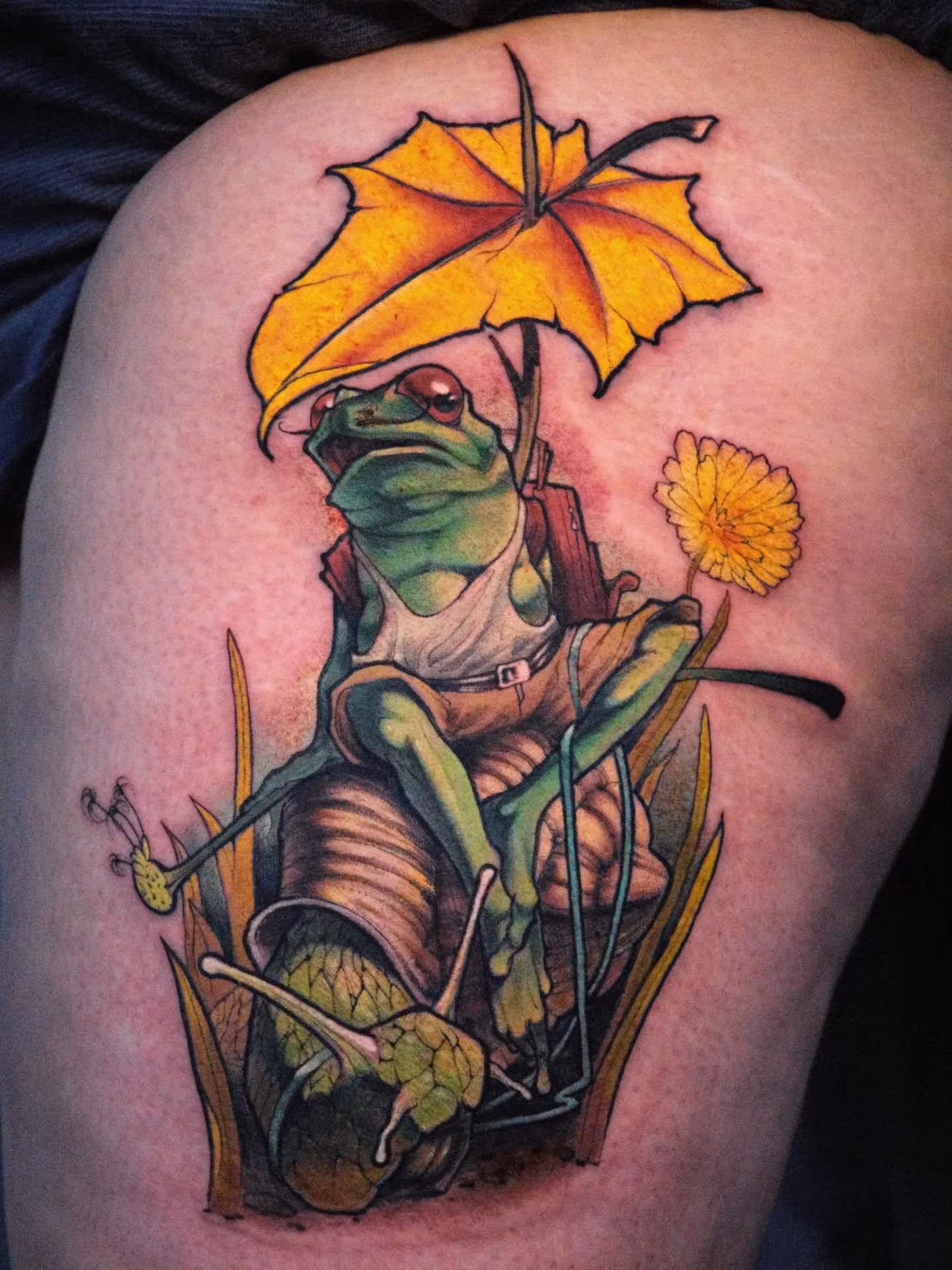 Tattoo by @justinbyrdart — realism, dotwork
