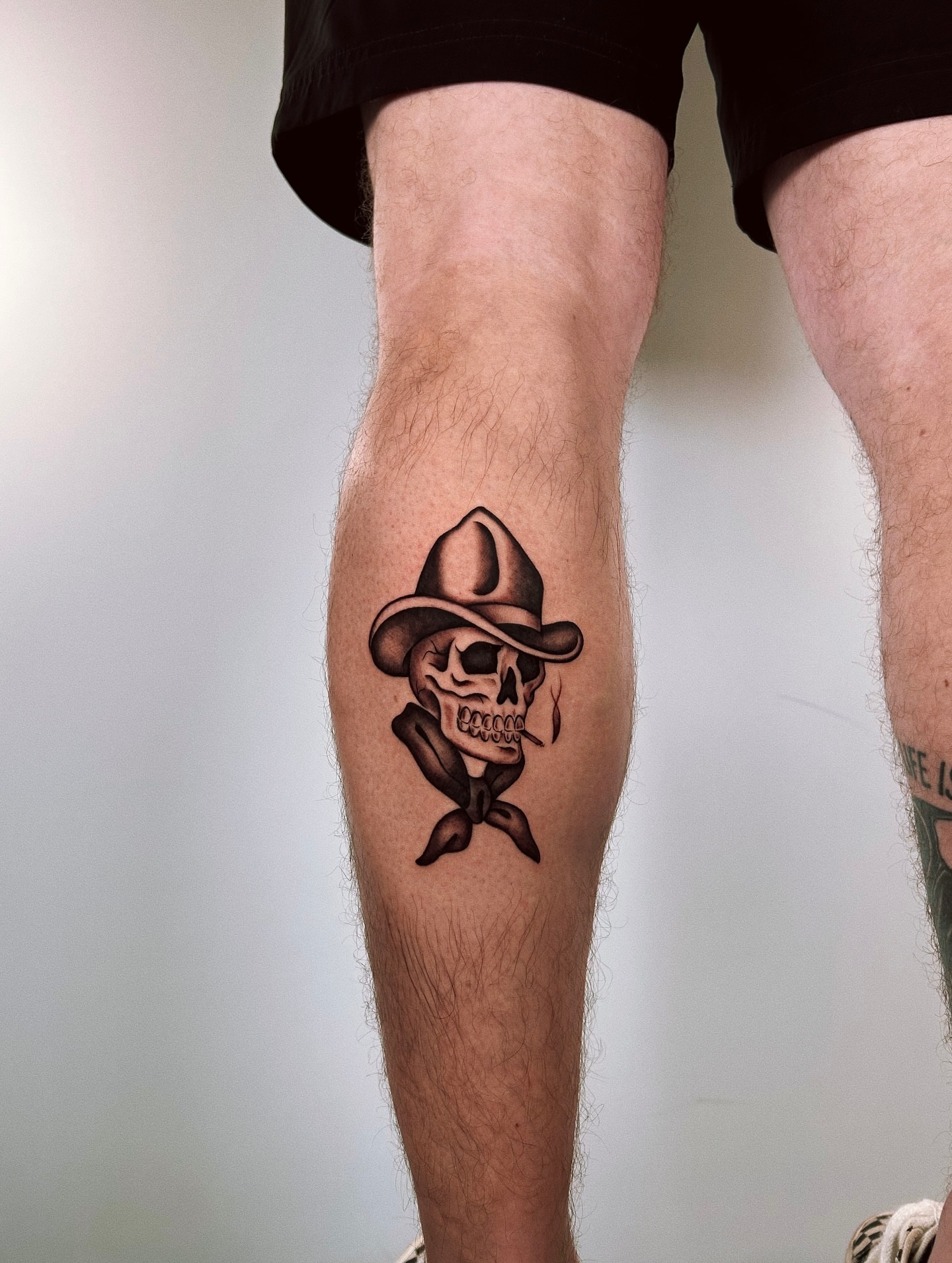 Tattoo by @ibuylemurs — black_and_grey