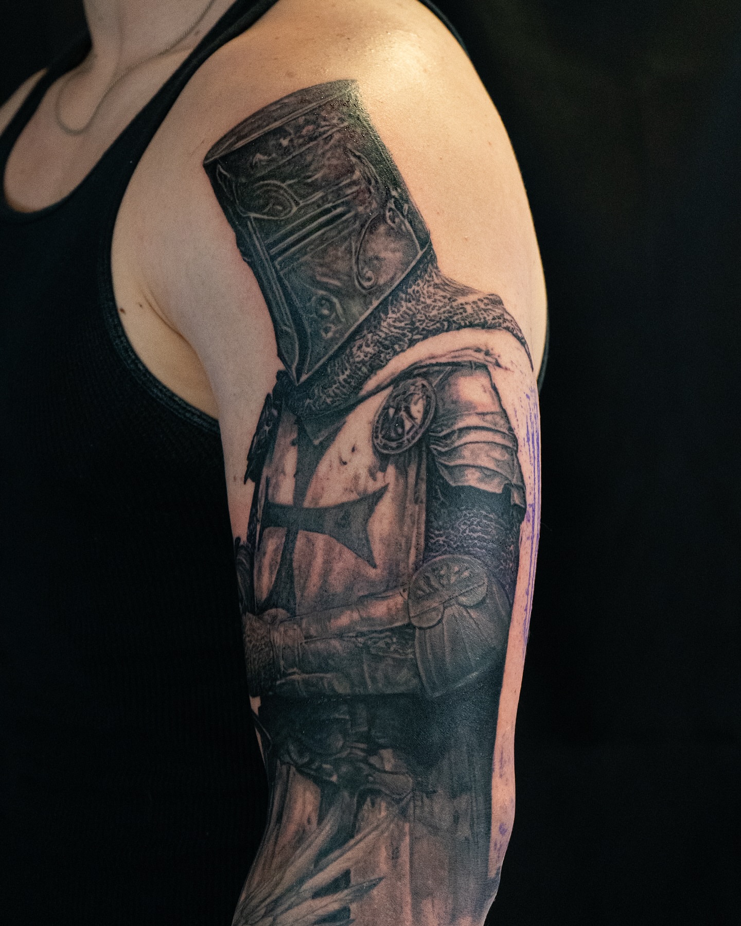 Tattoo by @artedececil — black_and_grey, realism