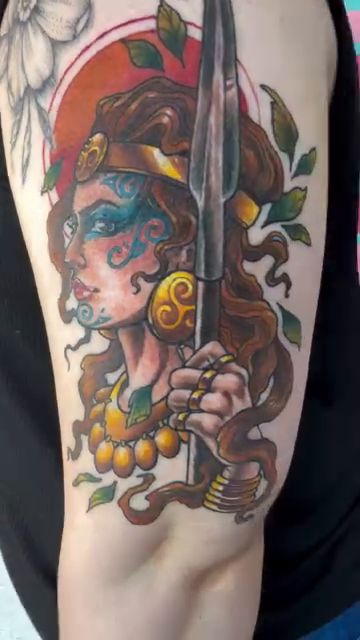 Tattoo by @lauraexleytattoo — neo_traditional, realism