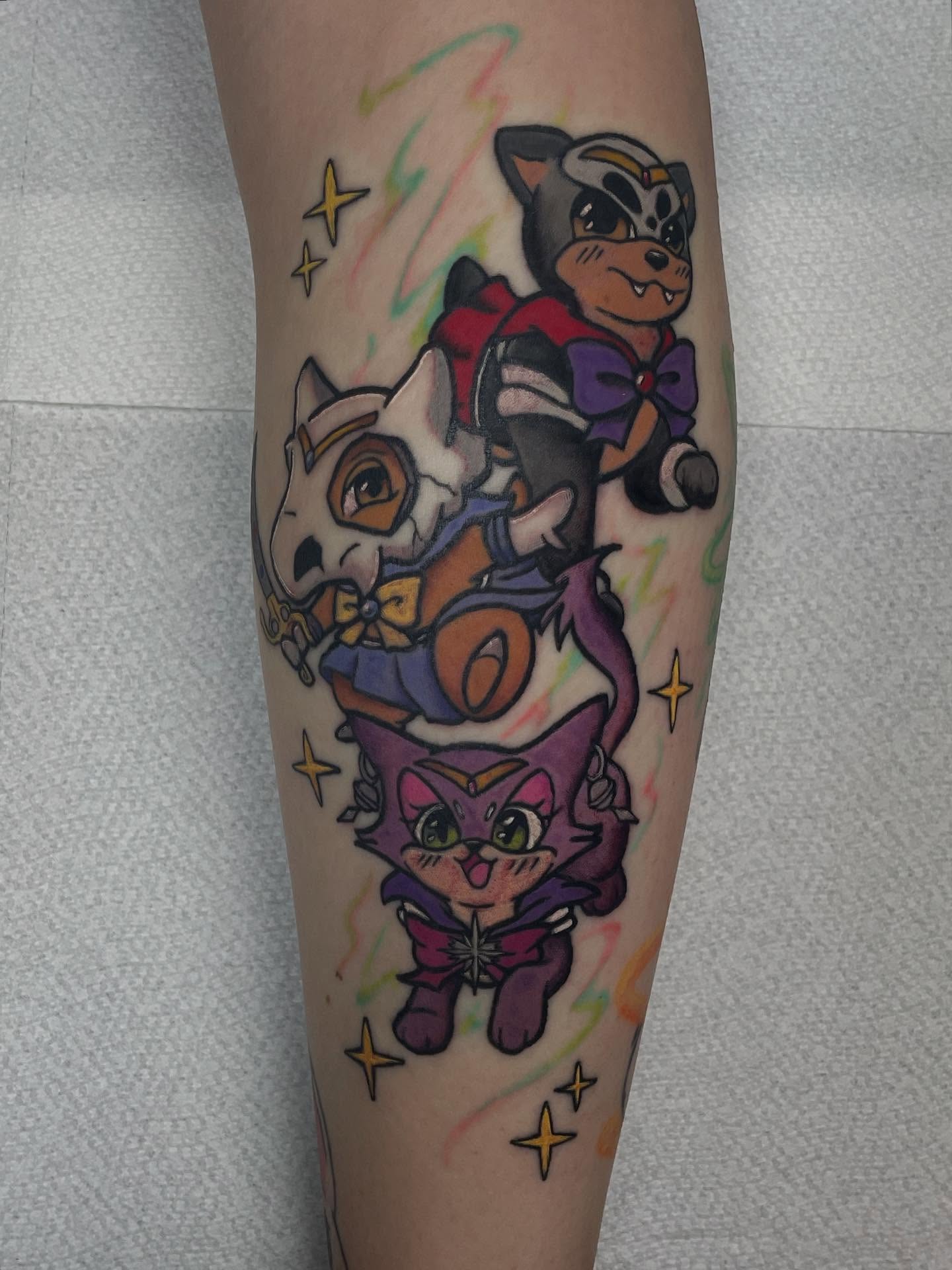 Tattoo by @thekaityfacetattoos β anime