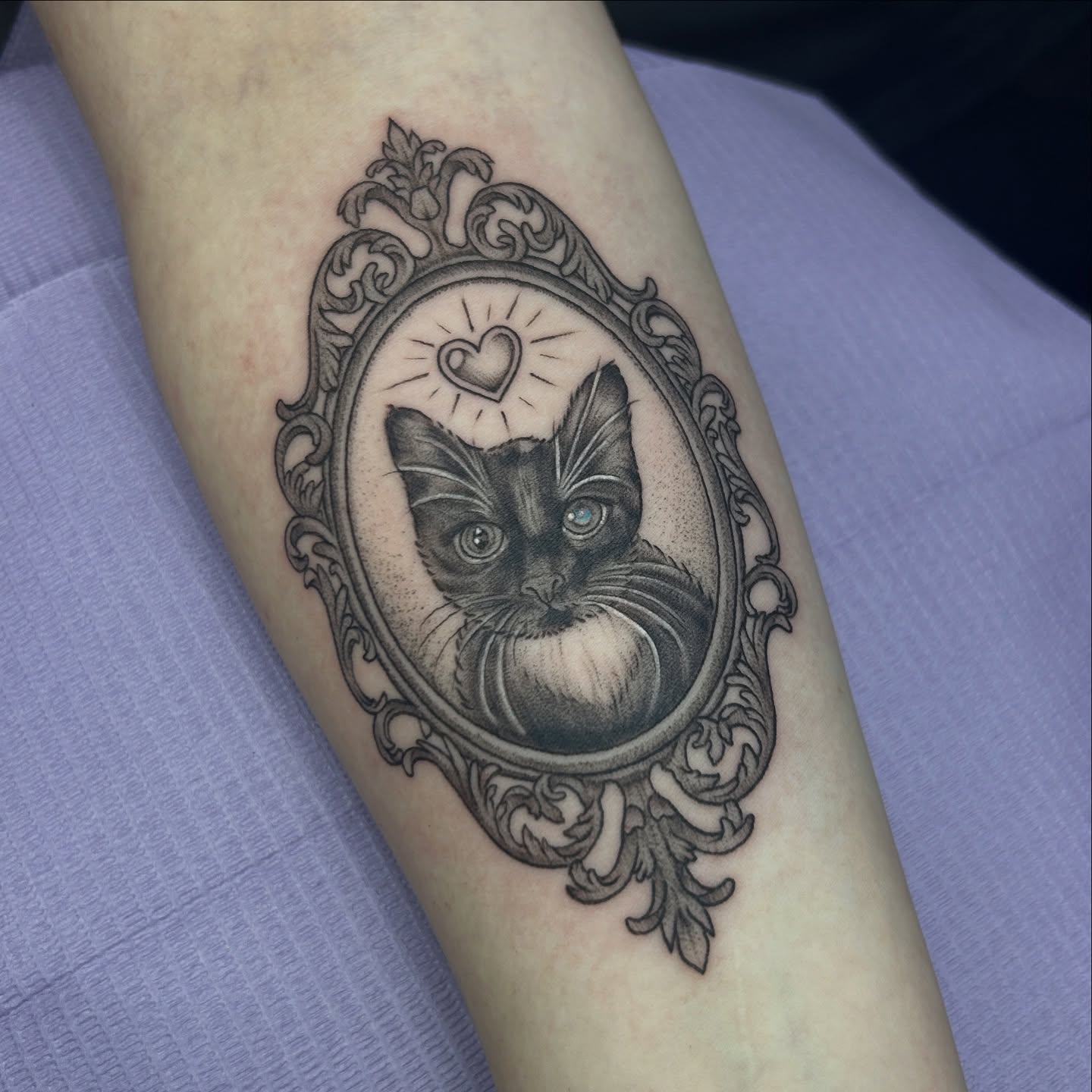 Tattoo by @sweetcarolinetattoo — black_and_grey, realism