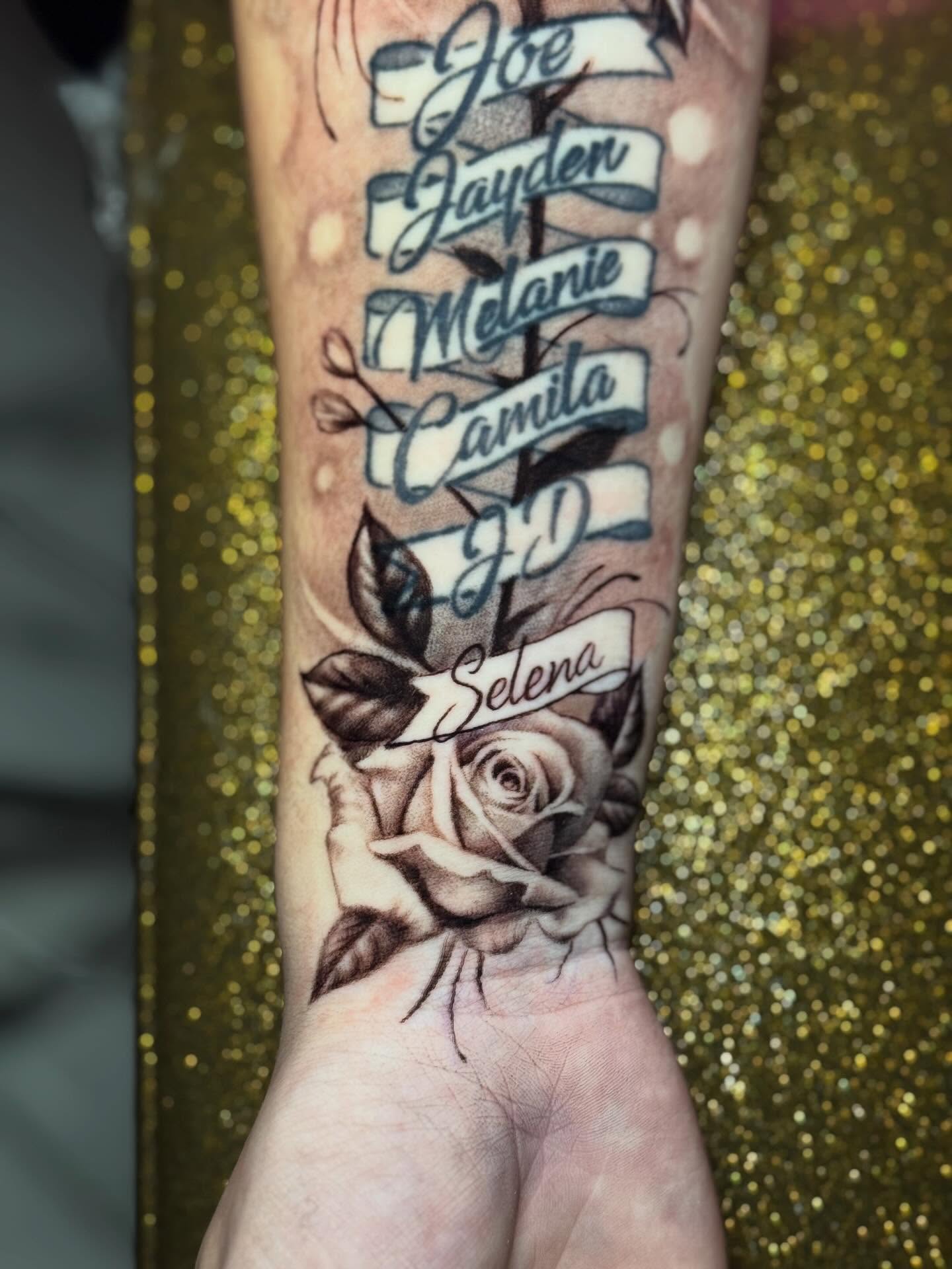 Tattoo by @tiptopartist — black_and_grey, realism
