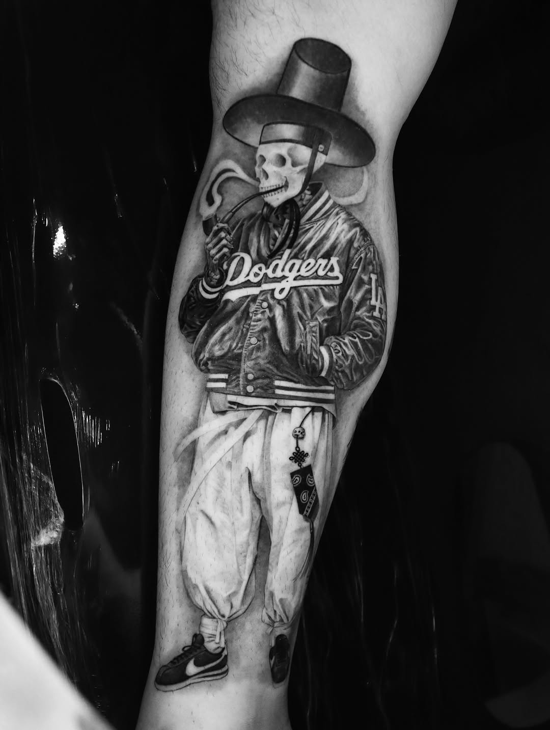 Tattoo by @hudiny_tattoo — realism, black_and_grey