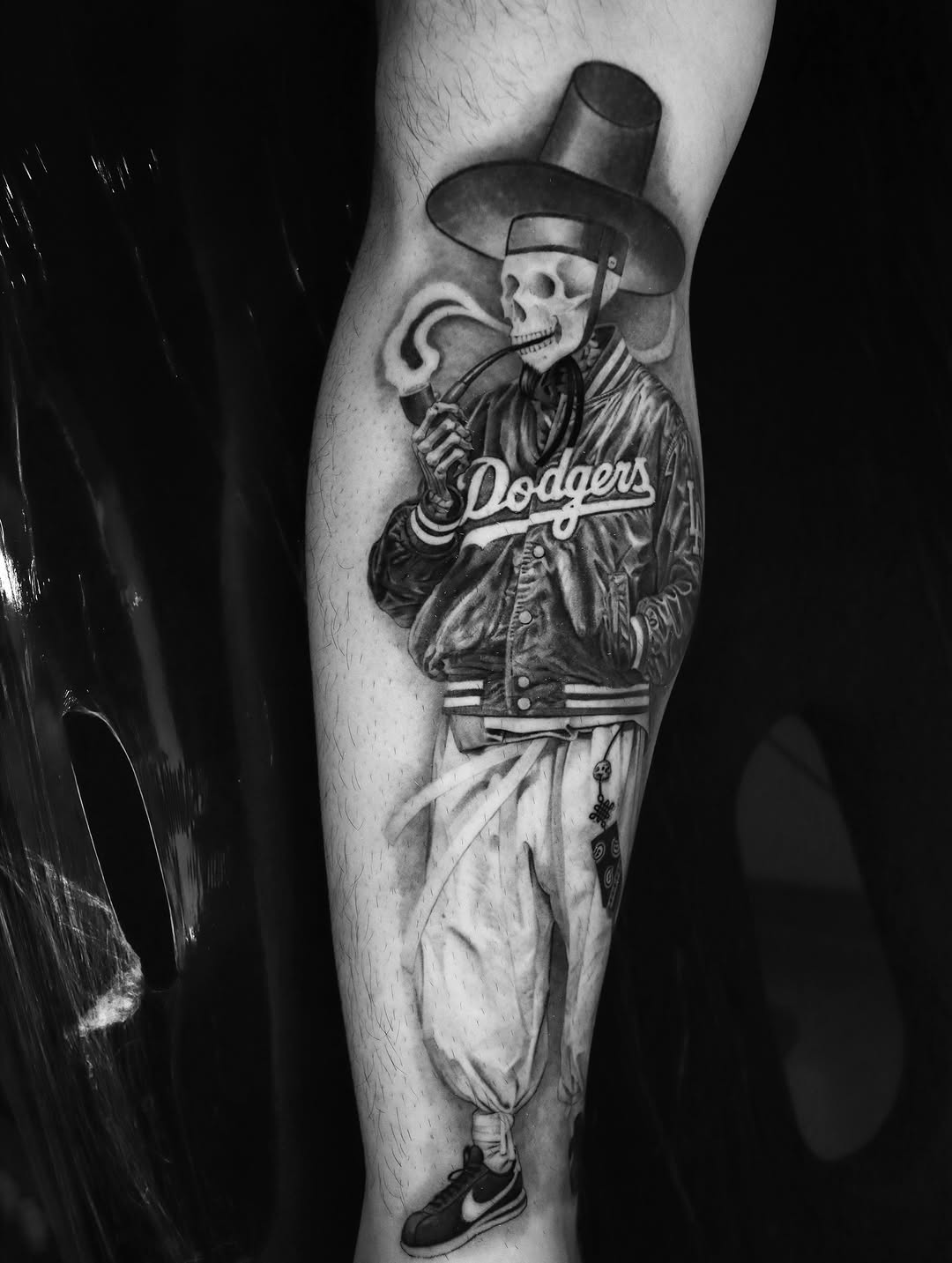 Tattoo by @hudiny_tattoo — realism, black_and_grey