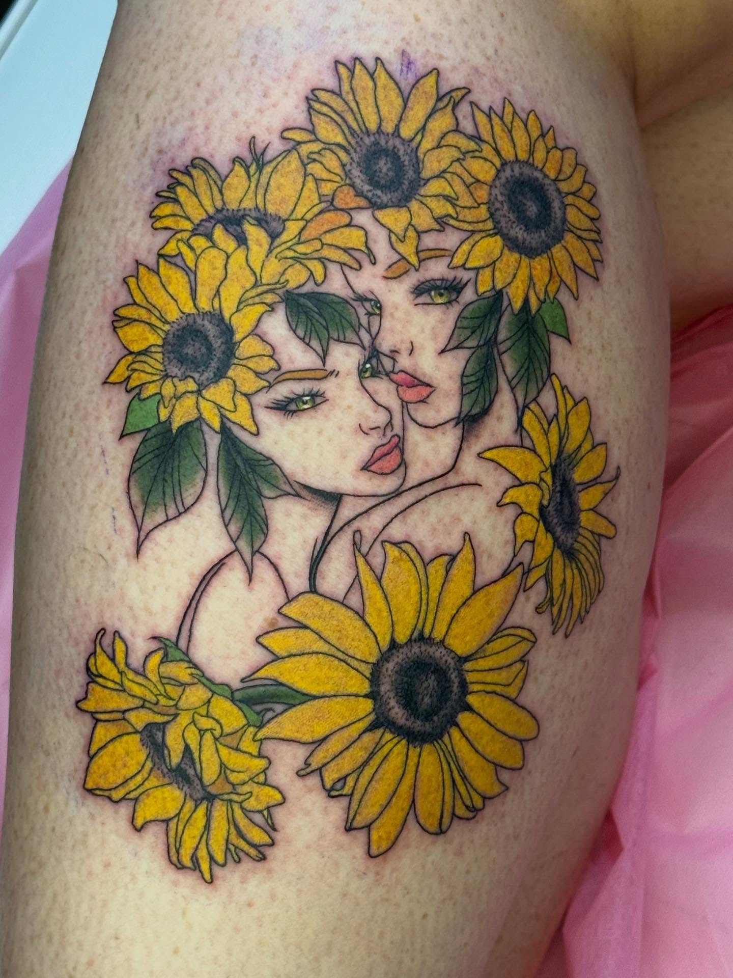 Tattoo by @aarondoestattoos — realism, dotwork