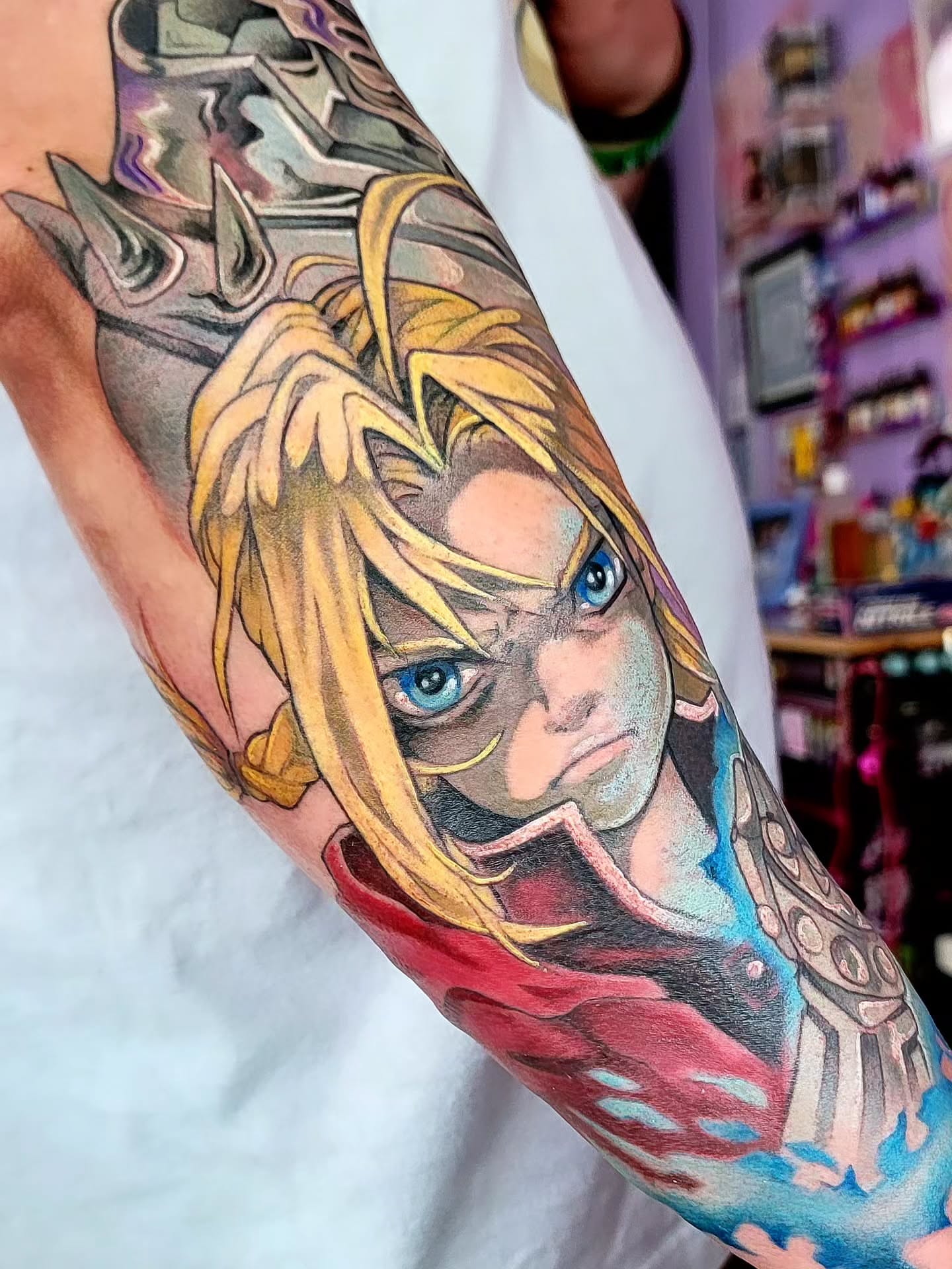 Tattoo by @kerryfairytattoos β anime