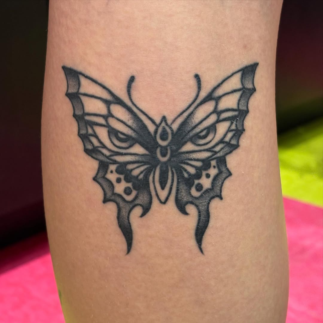 Tattoo by @toughcookietattoo — american_traditional, black_and_grey
