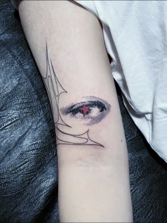 Tattoo by @tattooist_aleksa — dotwork, realism