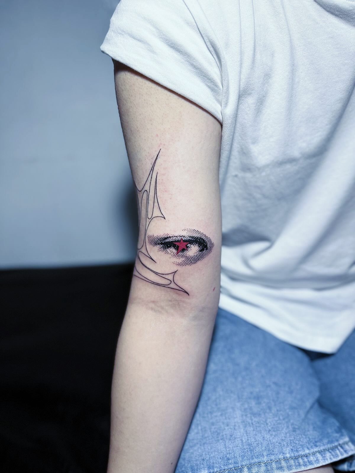 Tattoo by @tattooist_aleksa — dotwork, realism