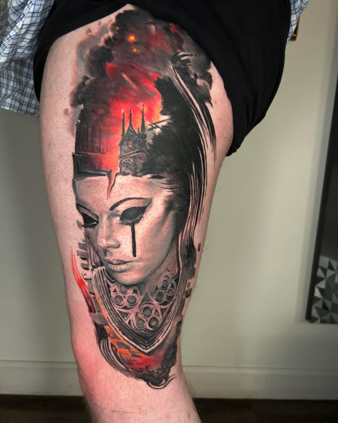 Tattoo by @ianhillart — realism, black_and_grey