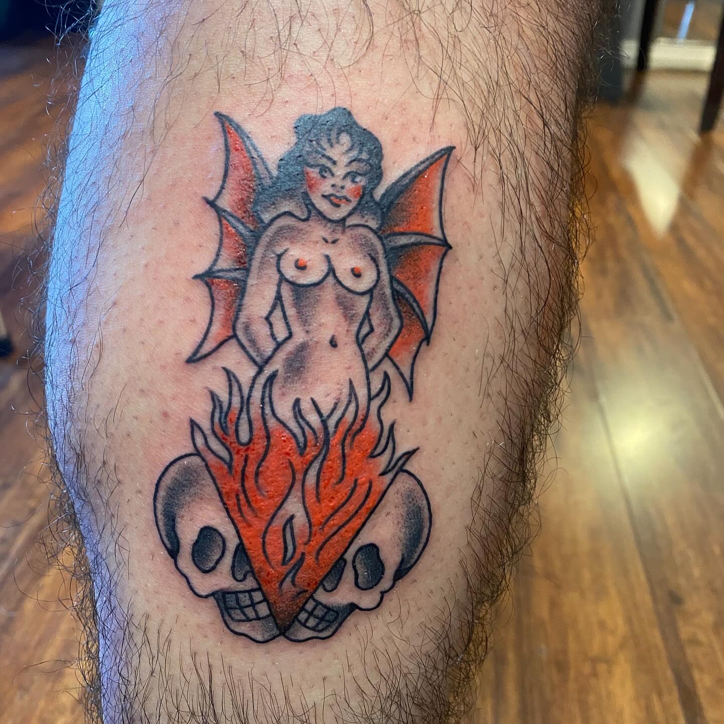 Tattoo by @lilspankee — american_traditional