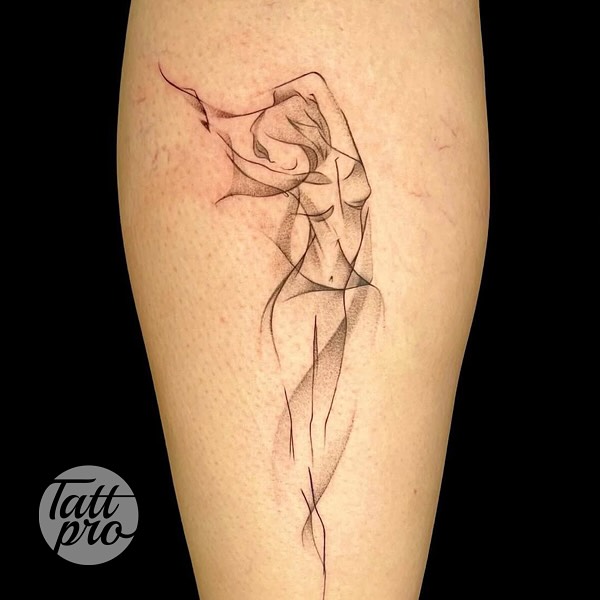 Tattoo by @tattpro — fine_line, dotwork