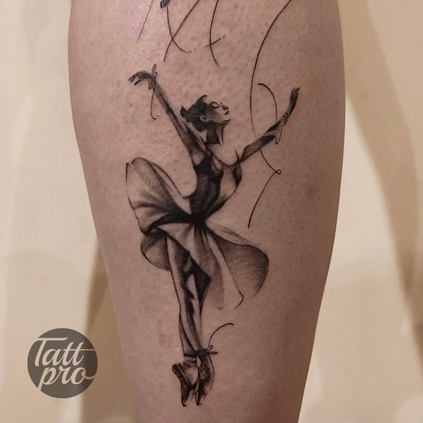 Tattoo by @tattpro — fine_line, black_and_grey