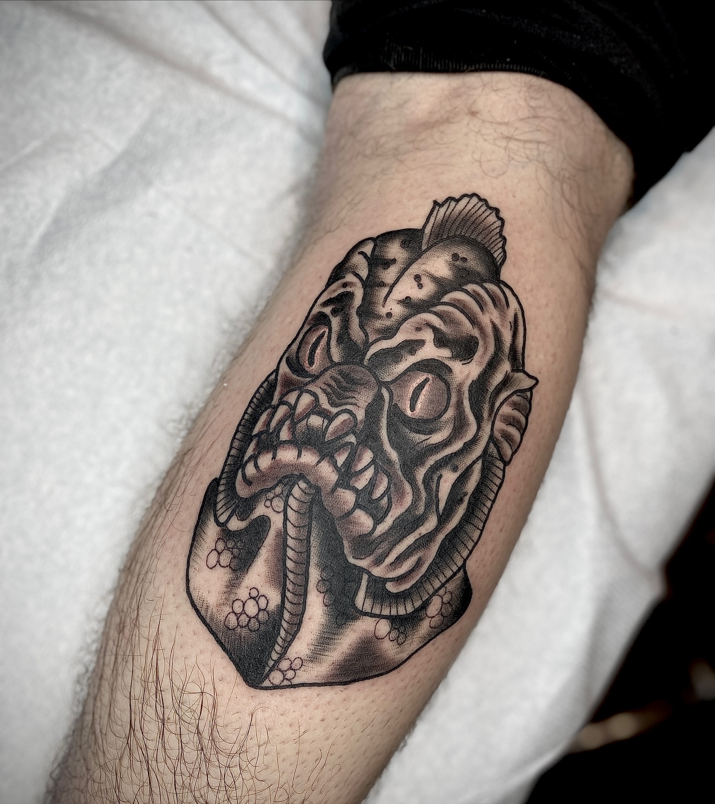 Tattoo by @shawzyriverside — black_and_grey