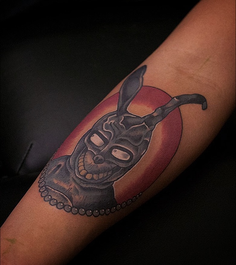 Rabbit realism tattoo on the forearm by Stephen Shaw