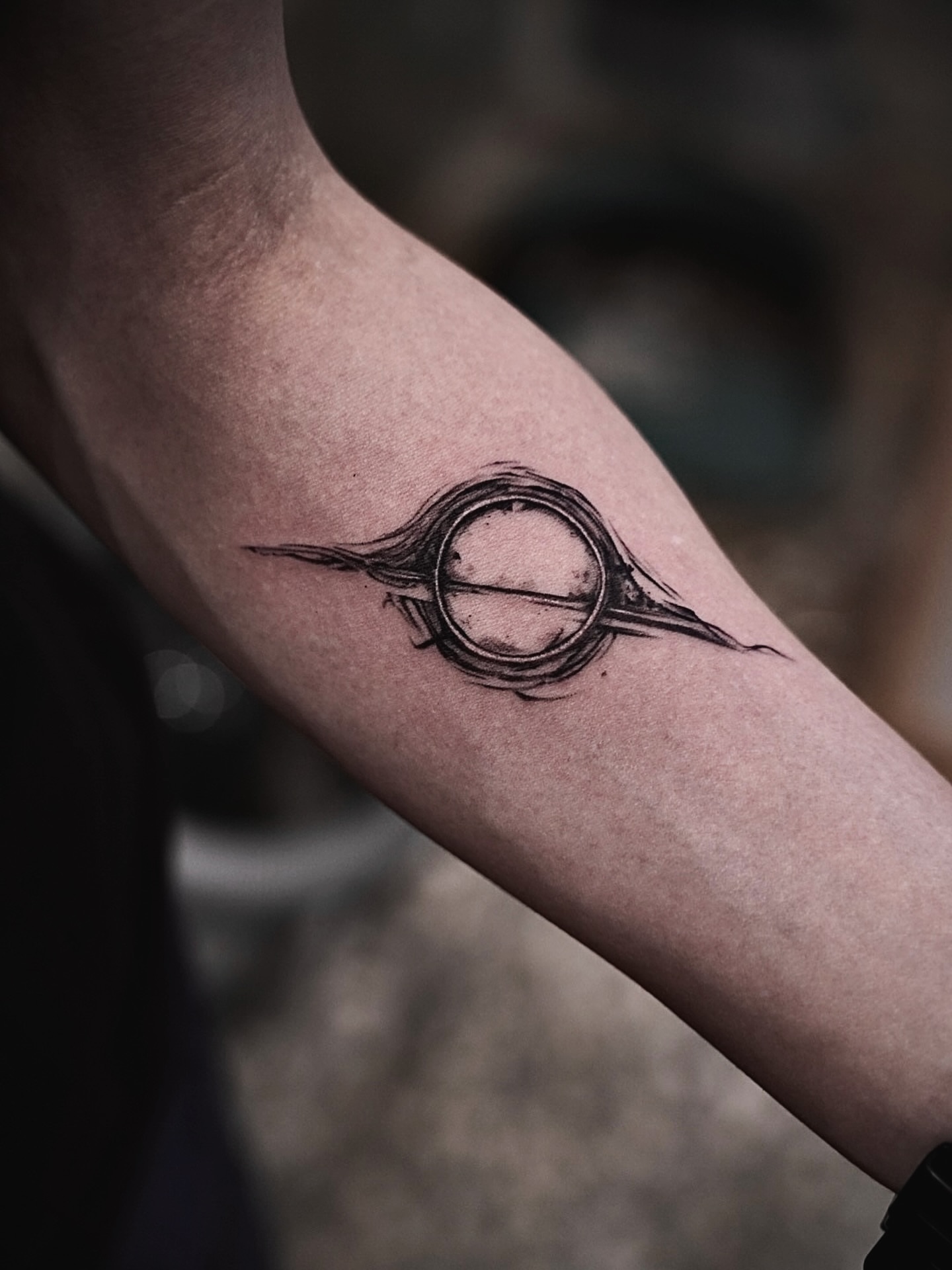 Tattoo by @dowoo_tattoo — black_and_grey