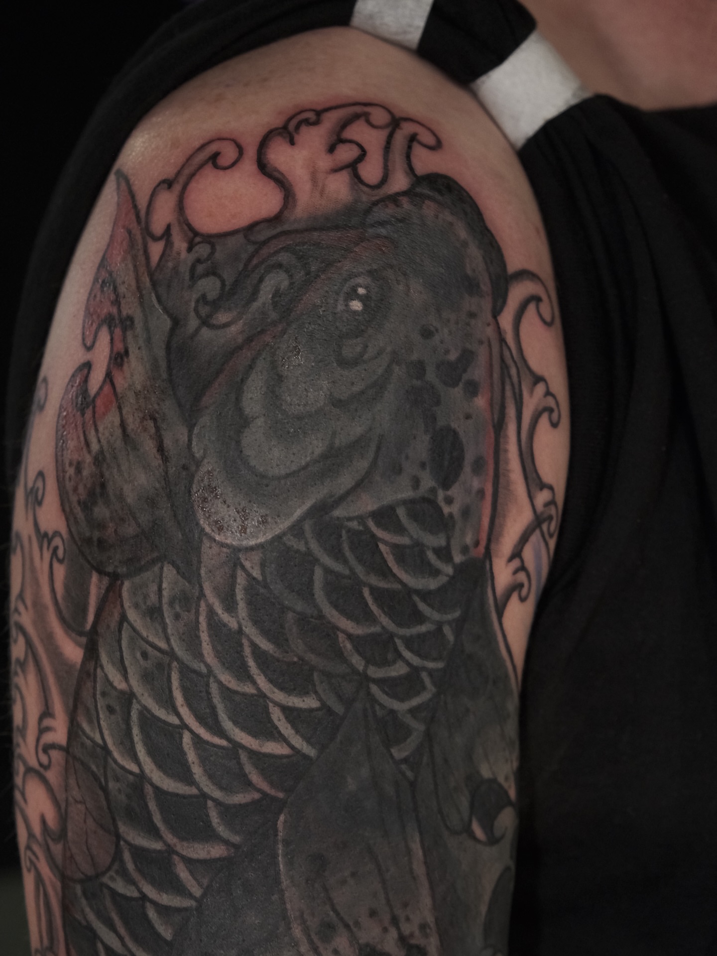 Tattoo by @gat_ink — black_and_grey