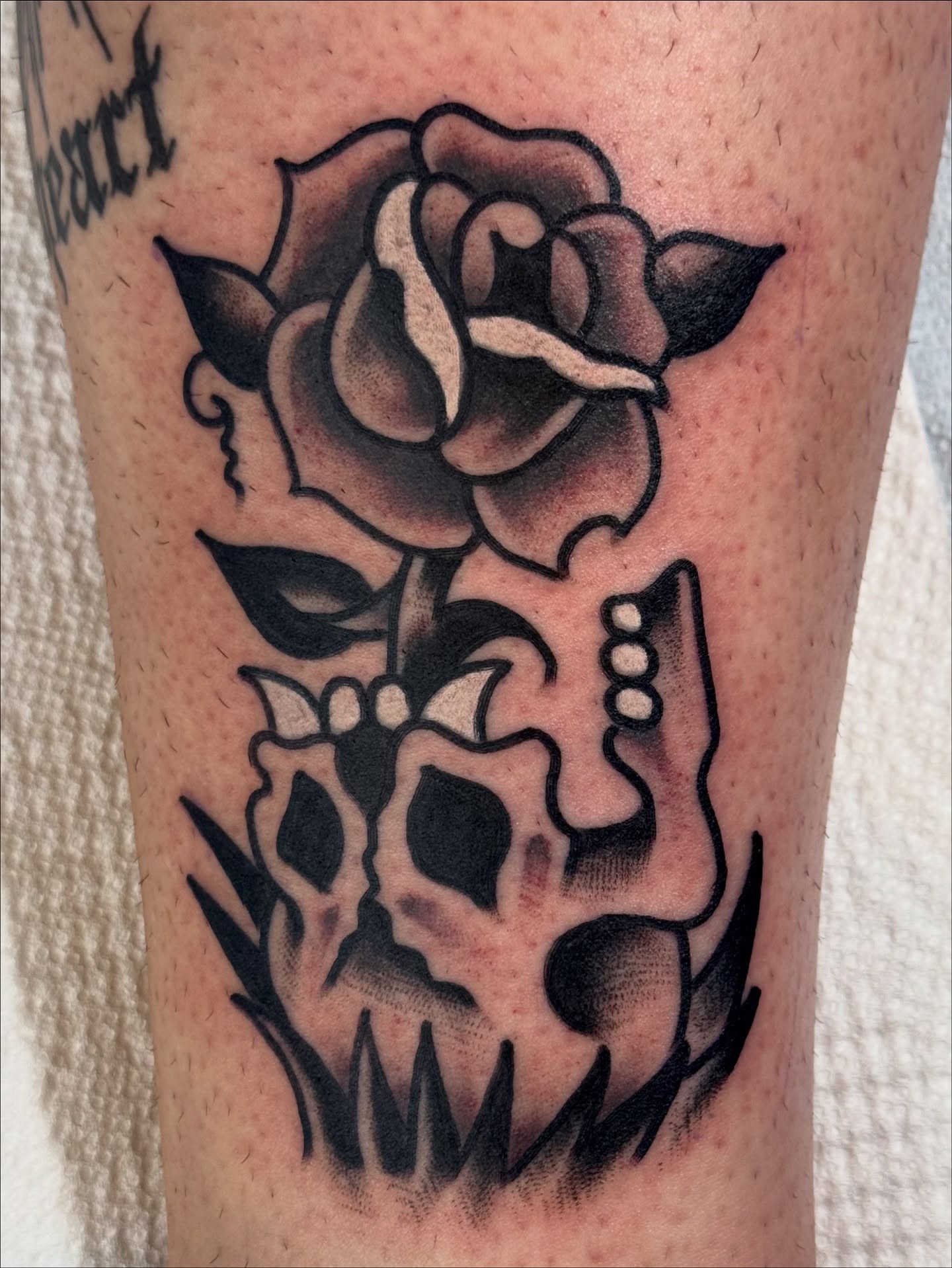 Tattoo by @brad.heusdens — american_traditional, black_and_grey