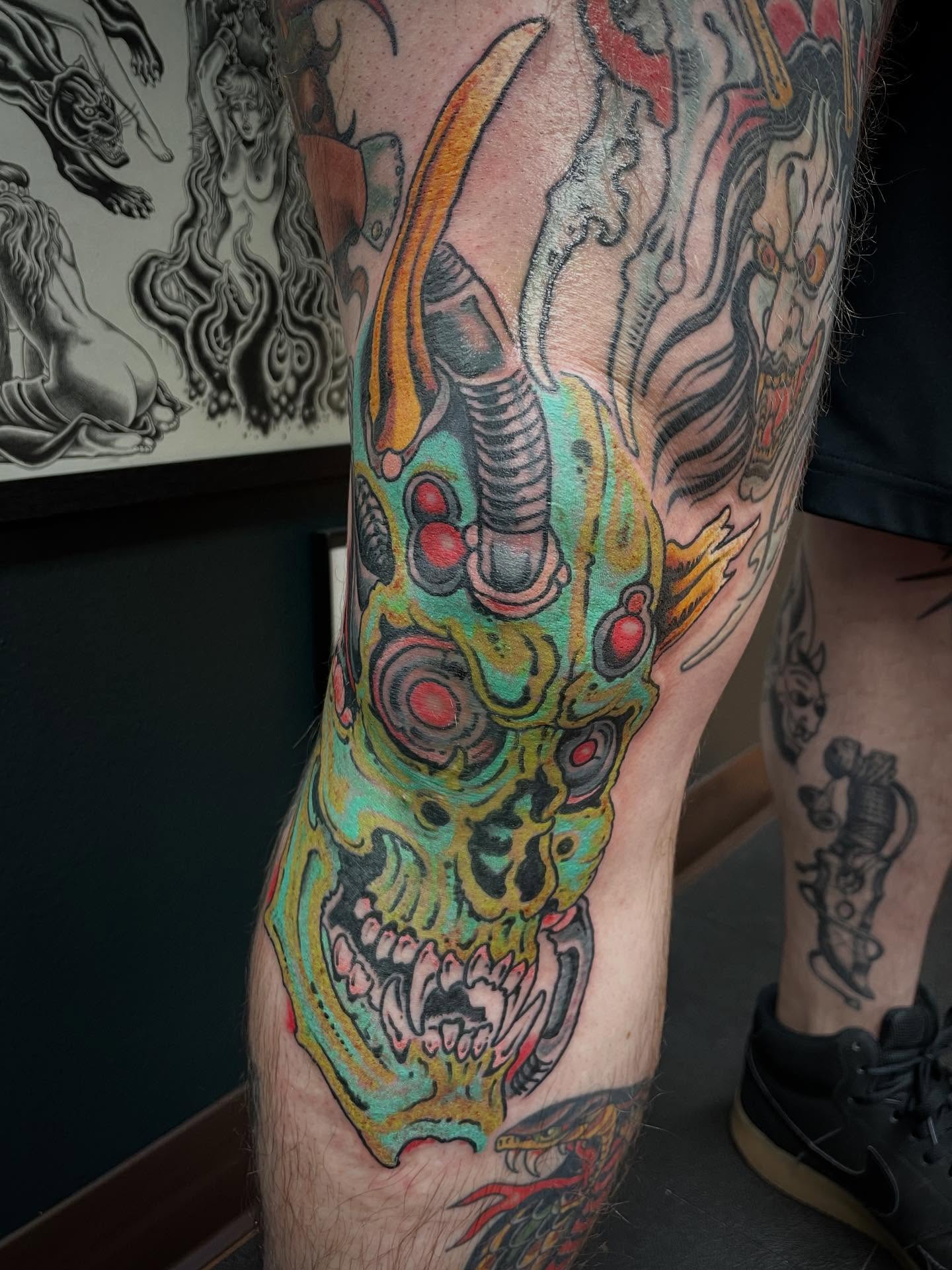 Tattoo by @zacblevins — new_school, surrealism