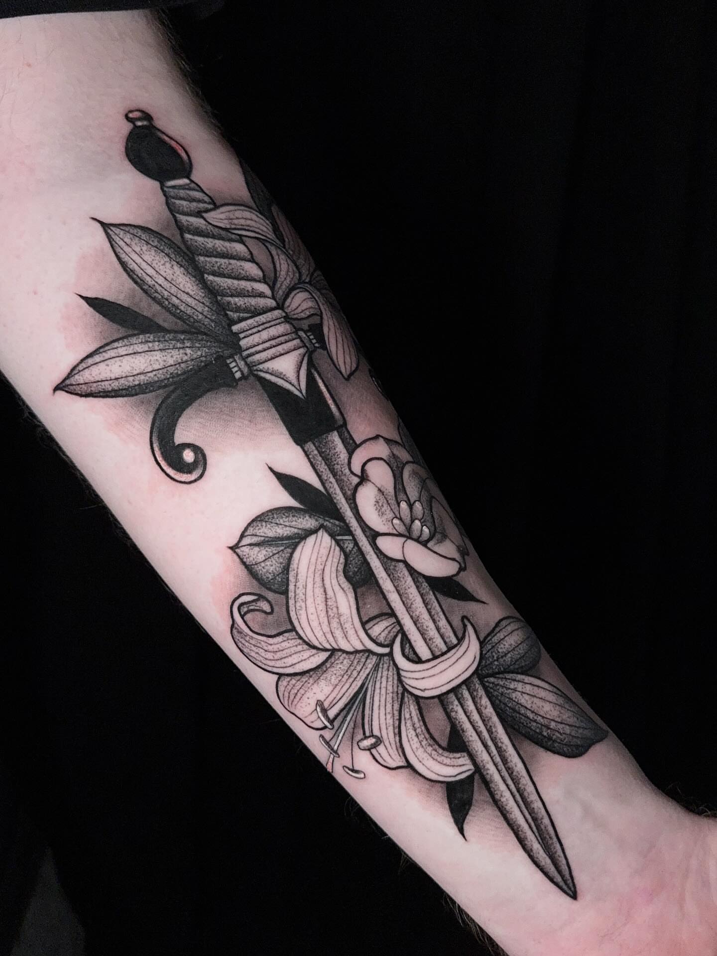 Tattoo by @ambergreytattoos — black_and_grey, realism