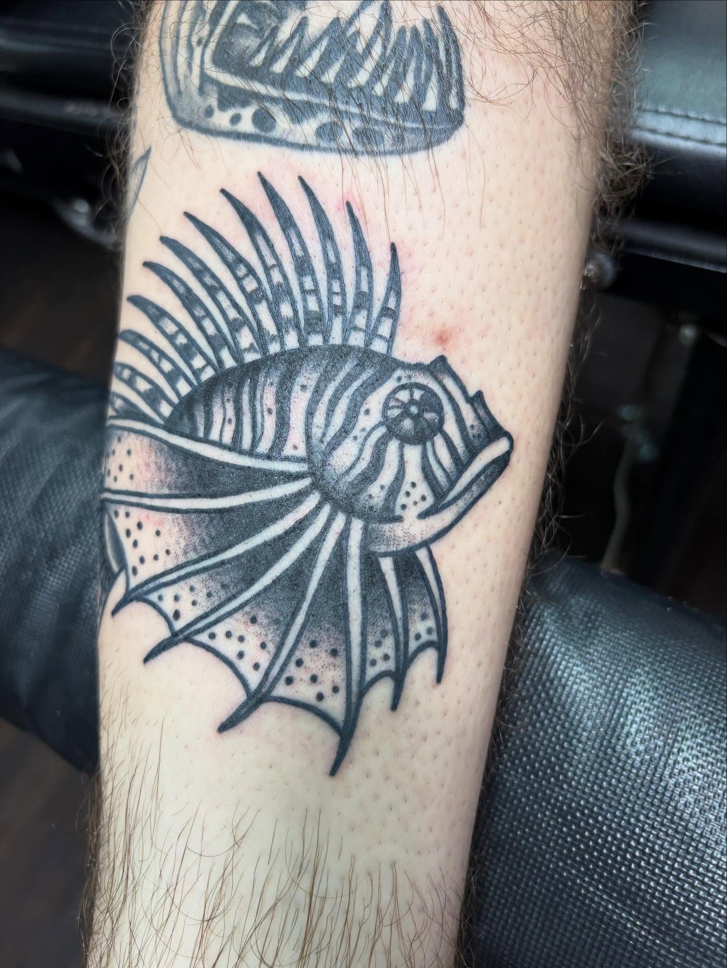 Tattoo by @steamedhamztattoo — black_and_grey