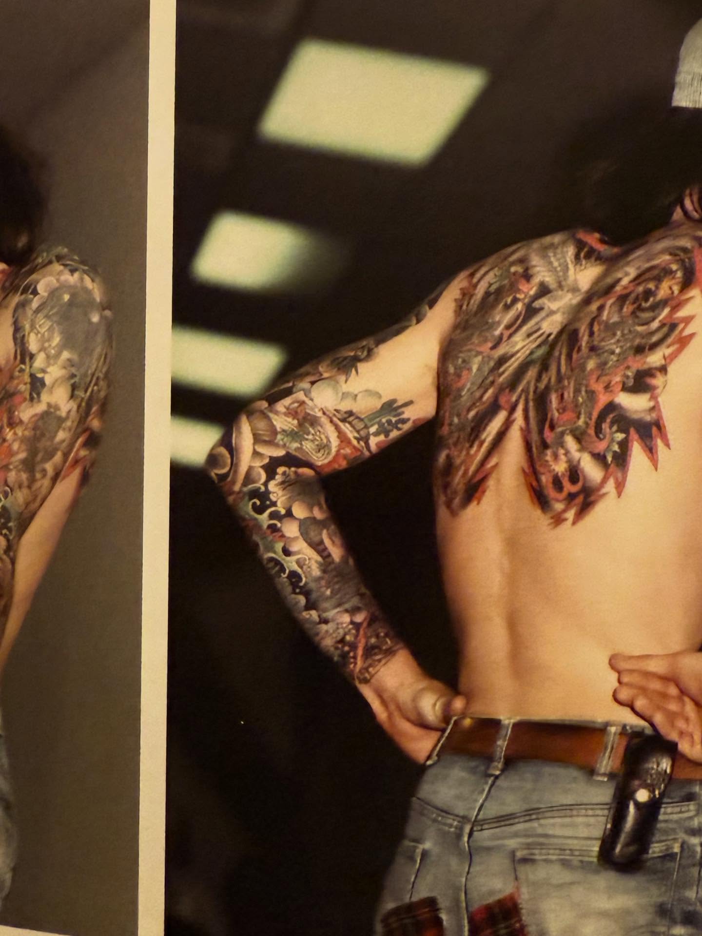 Dragon japanese irezumi tattoo on the back by Vyvyn Lazonga